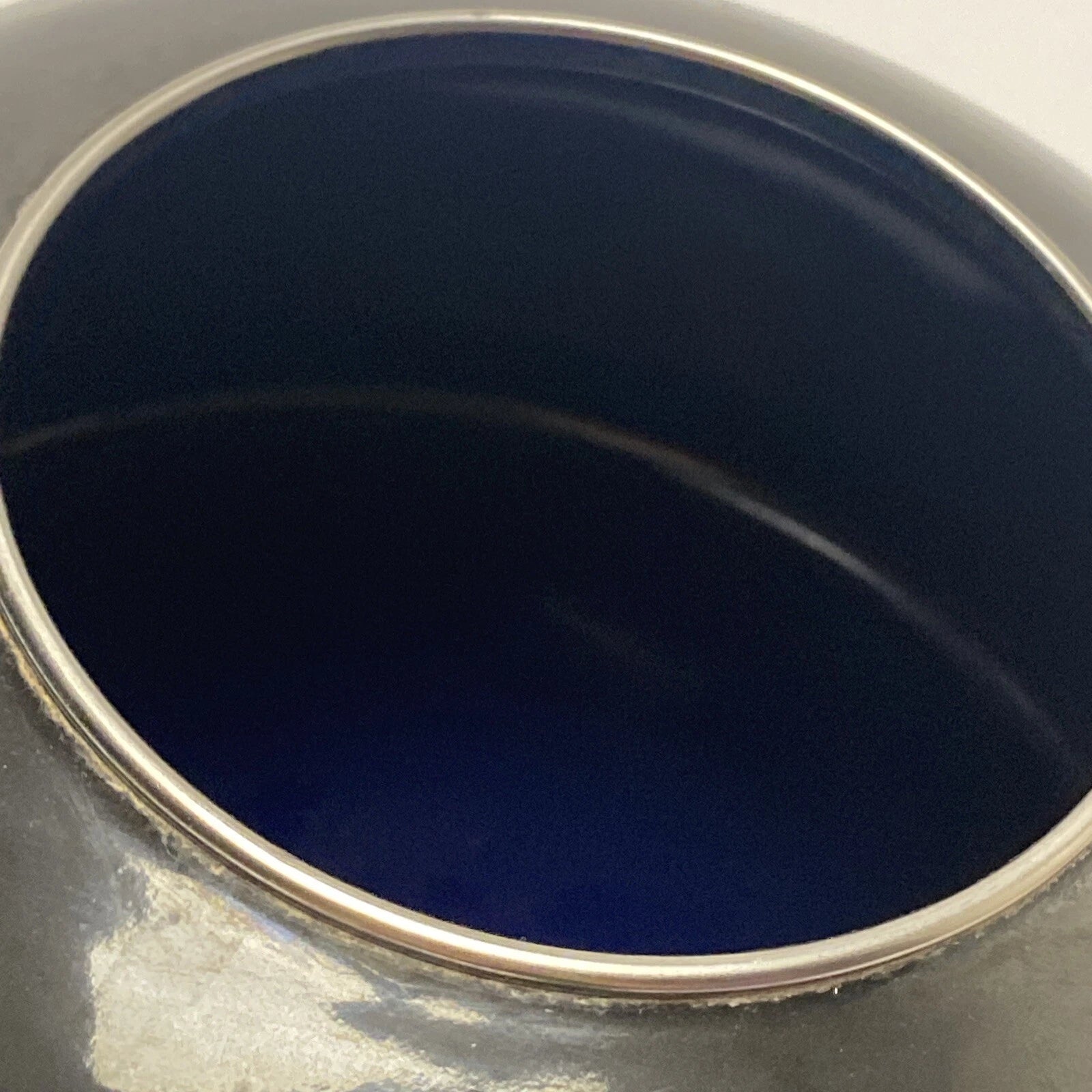 Chantal Tea Pot Kettle Enamel On Steel 1.7 Quart Vintage Dark Grey / Blue Finish