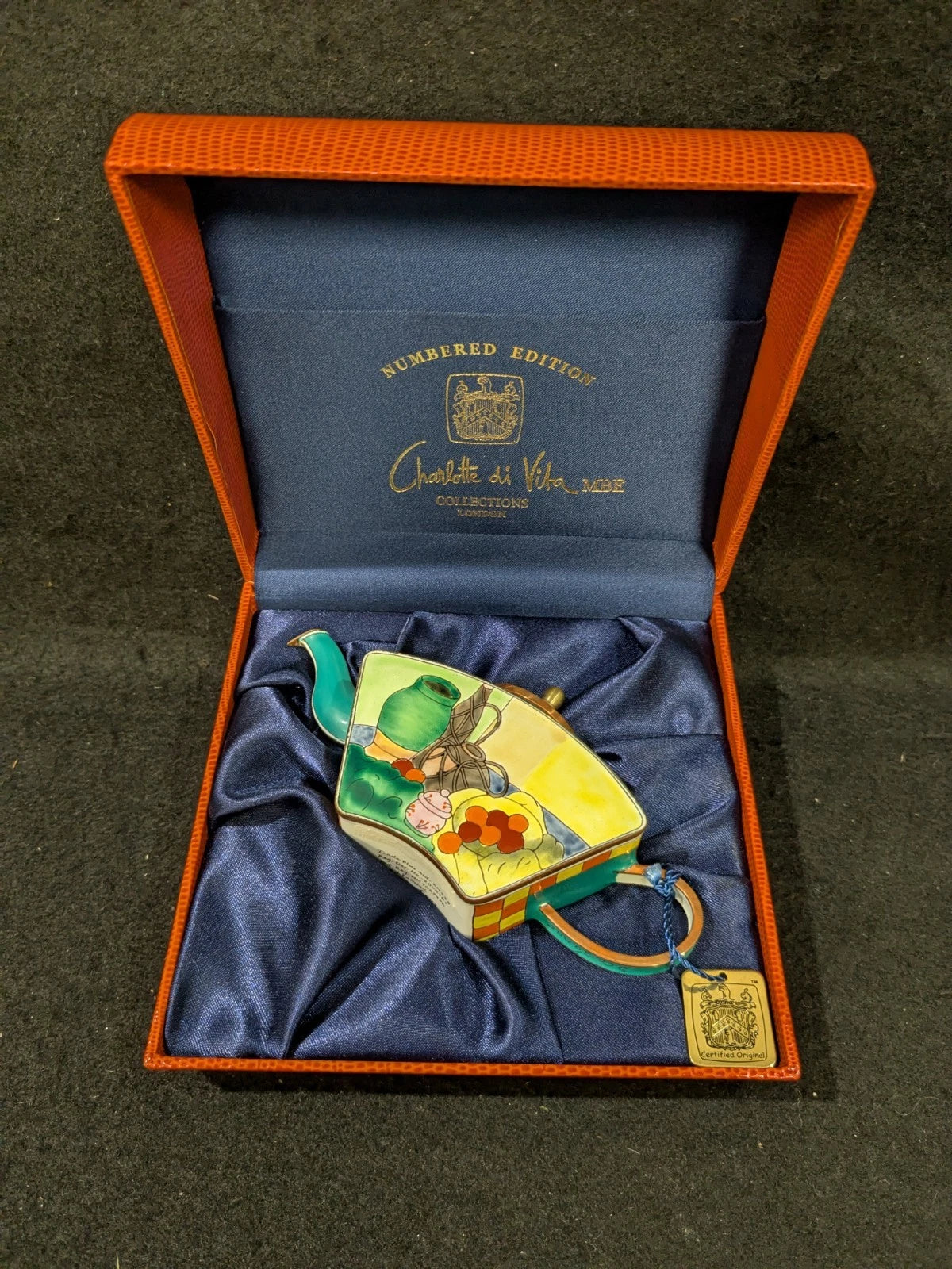 Charlotte D.Vita Mini Teapot "Still Life With Commode" Cezanne  # C672 NIB