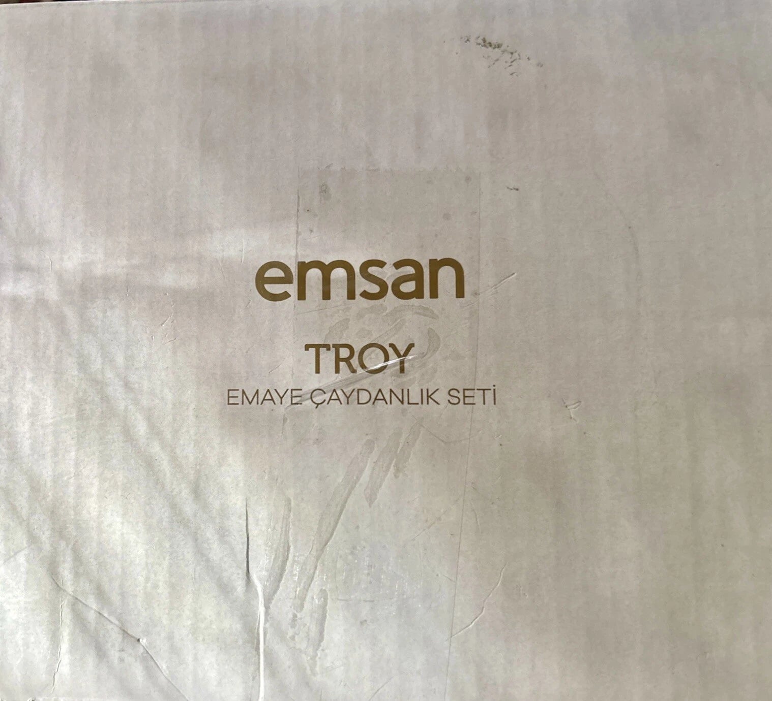 Emsan Troy Retro Red Enamel Turkish Teapot & Lid Set 2 Kettles 3.6 LT Rare NEW