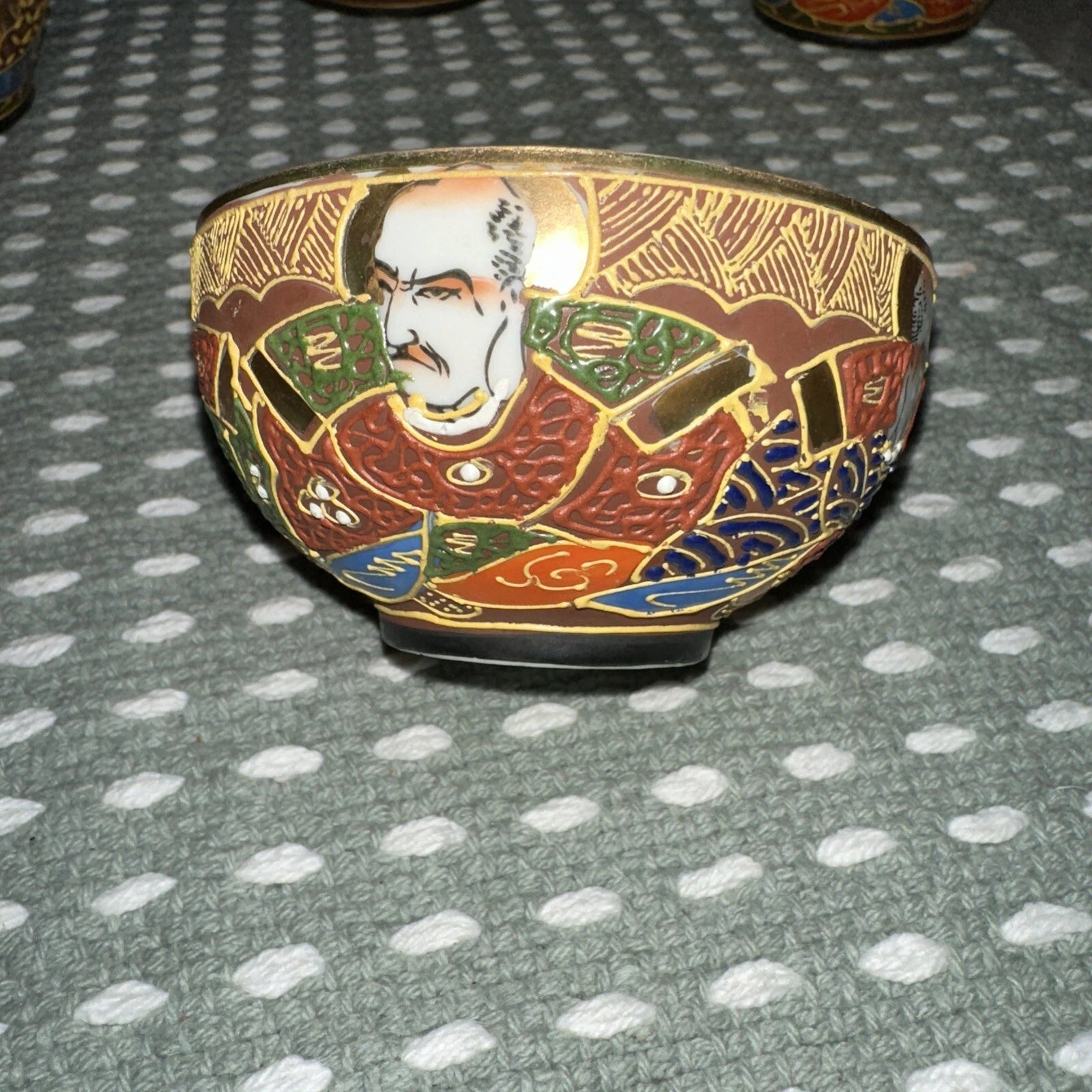 ANTIQUE 17 JAPANESE SATSUMA TEA SET PORCELAIN DRAGON-WARE MORIAGE RAISED ENAMEL | eBay