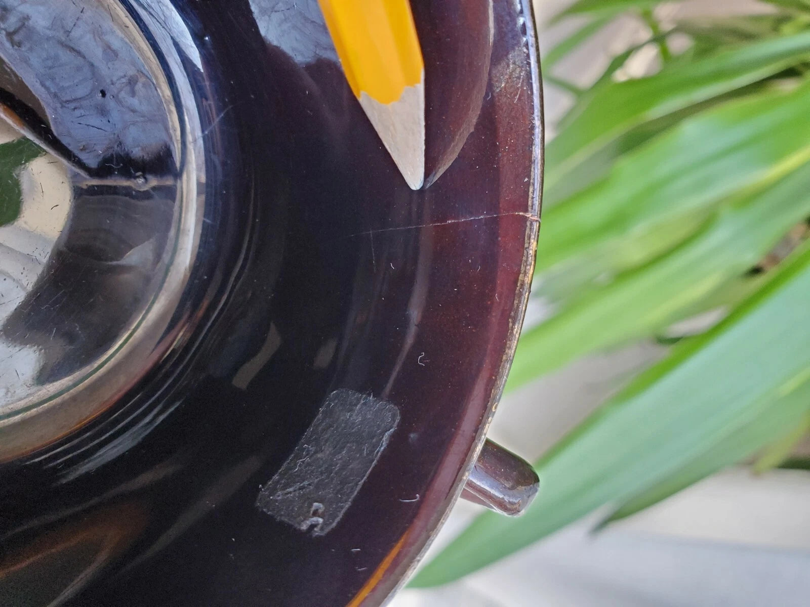 Antique Gibson & Son Burem England Enameled  Hand Painted  Teapot Cup Saucer Set