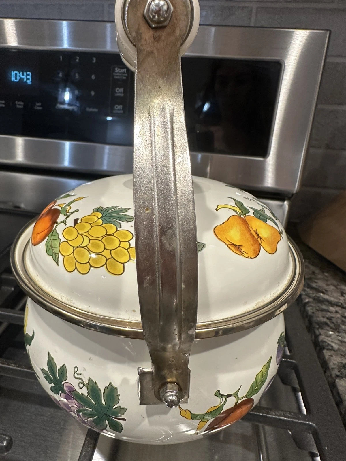 Enamel Fruit Design Teapot Kettle From Thailand See Details | eBay