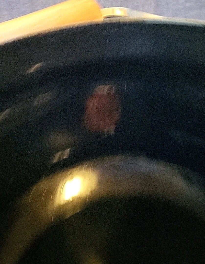 DANSK vintage Kobenstyle Brown Enamel Teapot