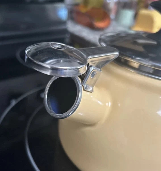 CHANTAL Whistling Tea Kettle Enamel Stainless Loop Handle Rare 1.6 Qt