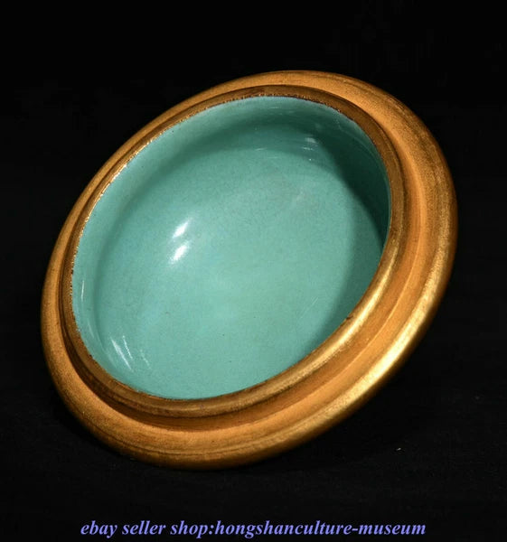 6.8 " Qianlong Marked China Colour Enamel Porcelain Dynasty People Story Teapot