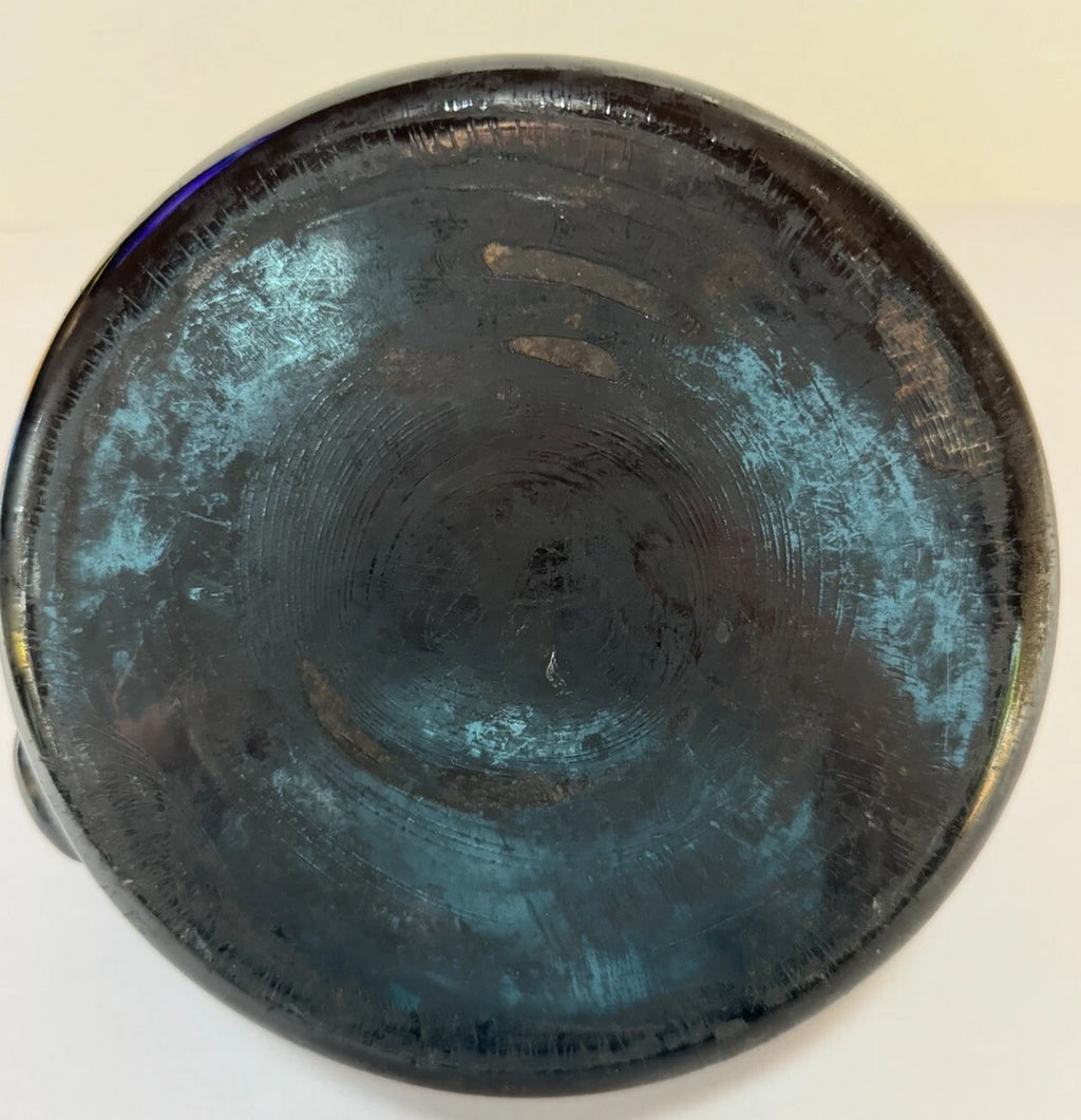 Vintage Black Enamel Teapot Tea Kettle with Lid Wood Handle & Knob MCM | eBay