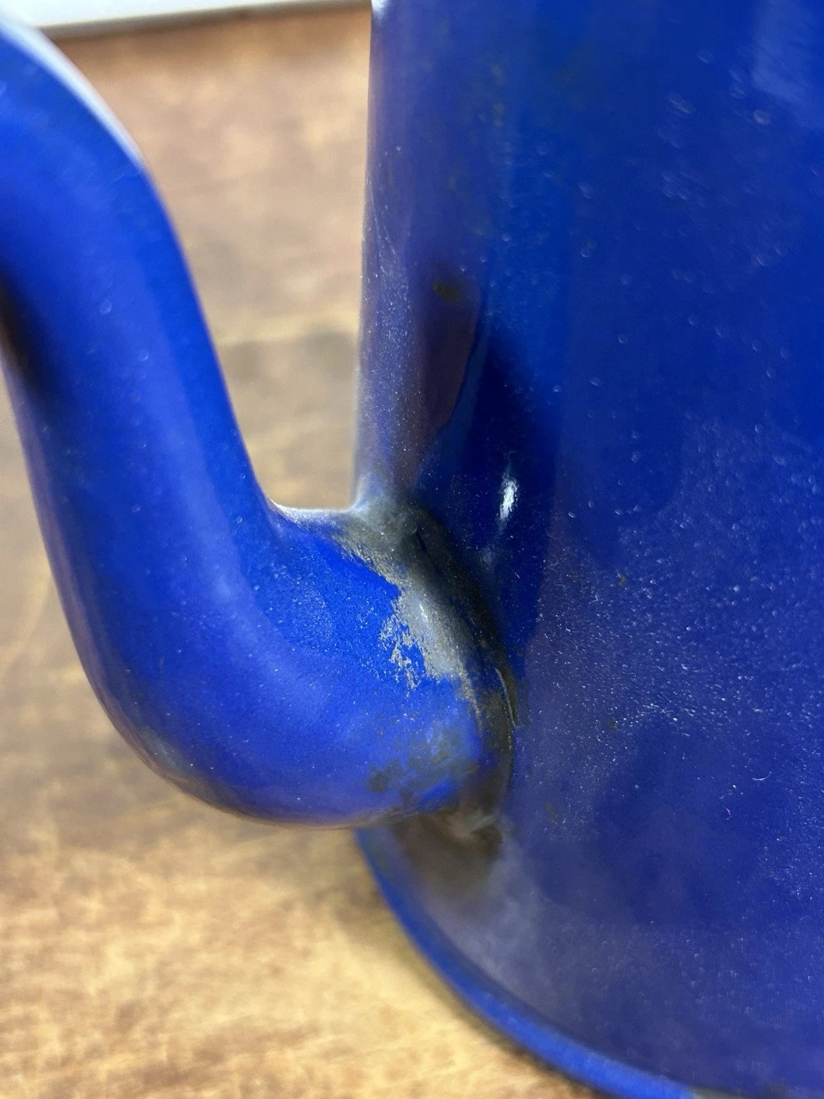 Vintage Cobalt Blue Enamel Teapot Kettle Coffee Early 20th Century 6.75"￼x 7" | eBay