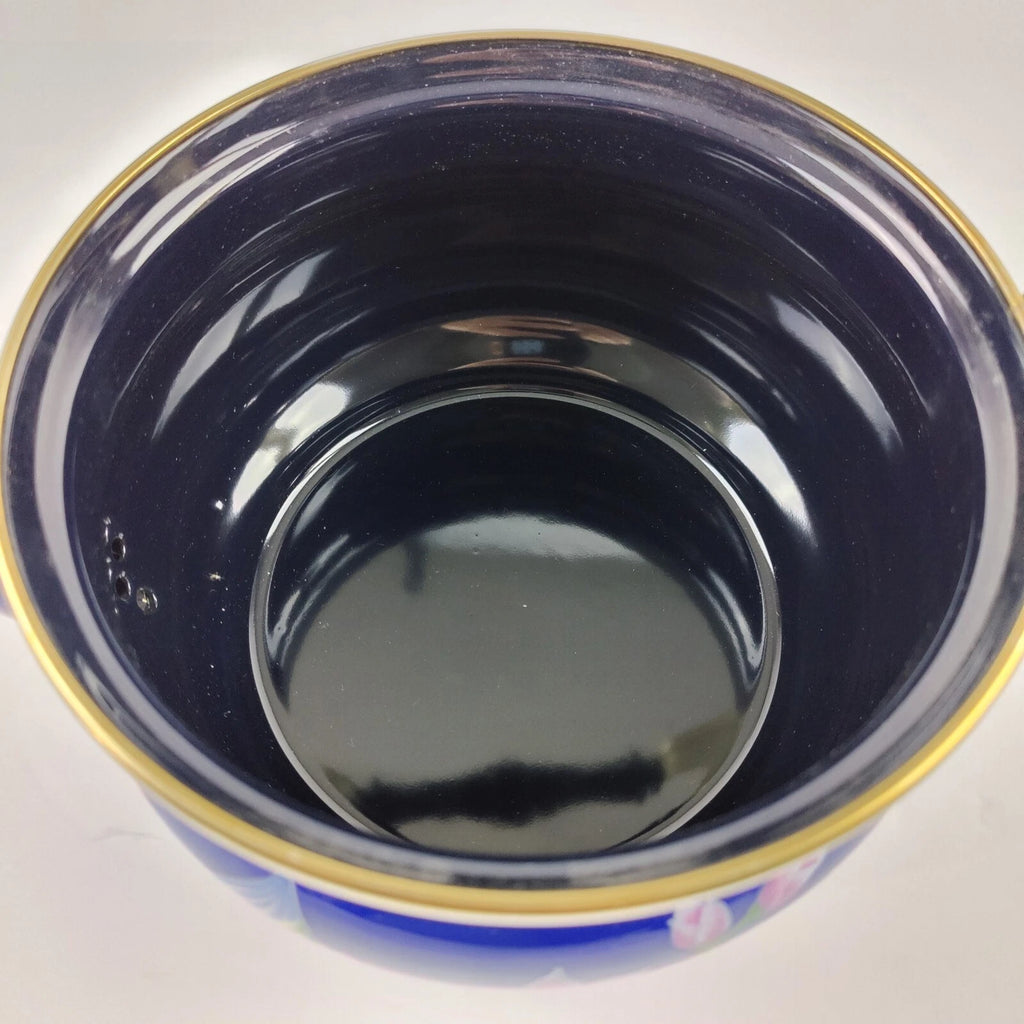 VGC Gailstyn-Sutton Jardine Collection Porcelain Enamel Tea Pot Kettle Blue 1985 | eBay