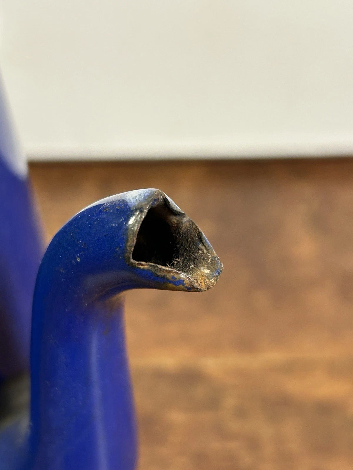 Vintage Cobalt Blue Enamel Teapot Kettle Coffee Early 20th Century 6.75"￼x 7" | eBay