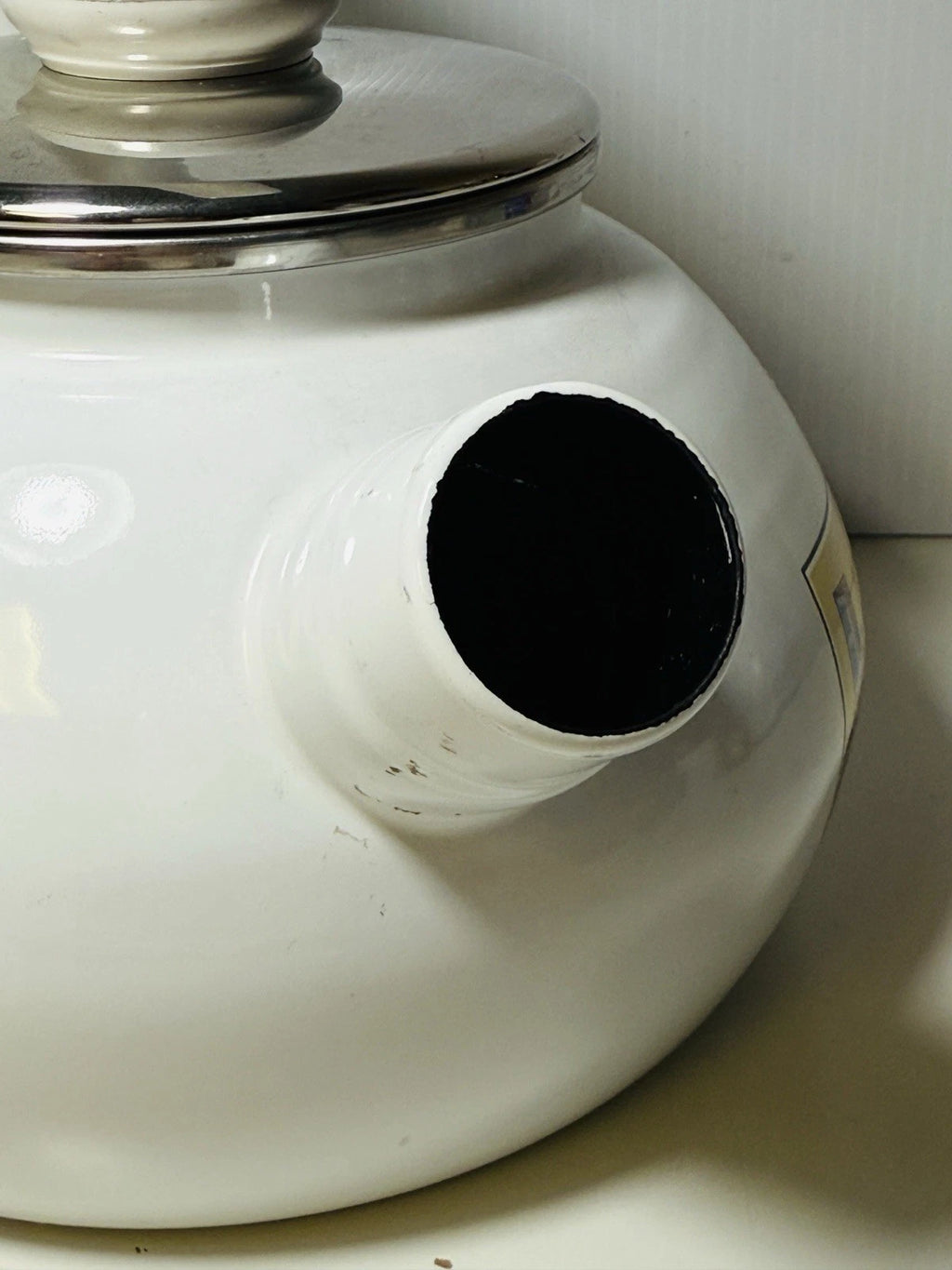 Vintage Villeroy & Boch Naif Enamel Tea Pot German Kettle Gérard Laplau Rare