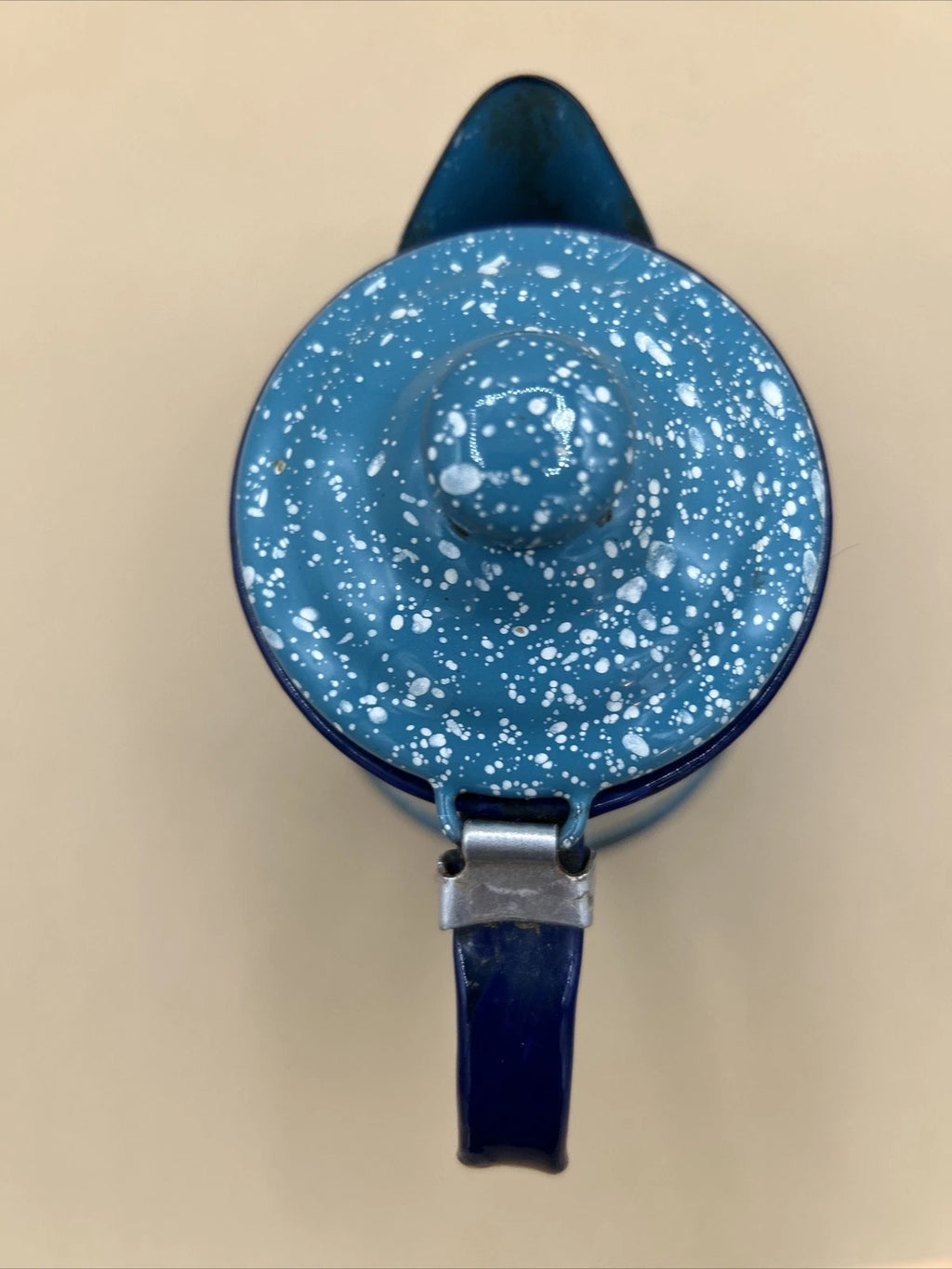 Vintage small teapot. Blue-white speckled. Enamel ware. Good Condition. | eBay