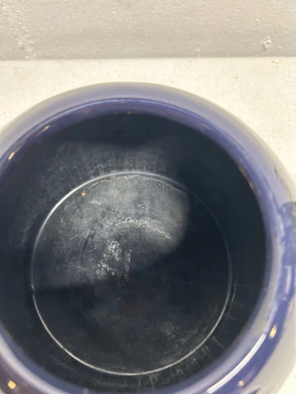 VTG Copco Eggplant Enamel  Tea Kettle,Teapot, Blue Green~Lid & Spout