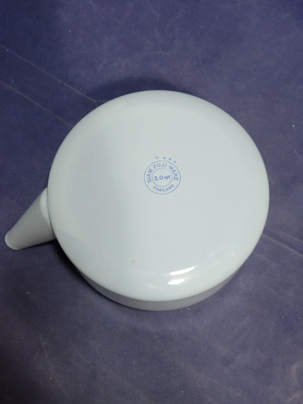 Vintage Siam Fuji Ware Light Blue Enamel Teapot | eBay
