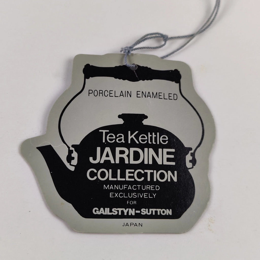 VGC Gailstyn-Sutton Jardine Collection Porcelain Enamel Tea Pot Kettle Blue 1985 | eBay