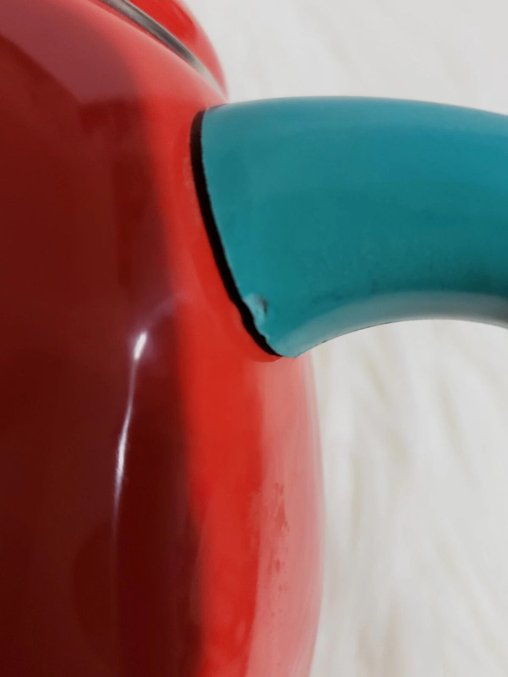 VINTAGE Kamenstein Enamel Strawberry Tea Kettle Teapot 1993 | eBay