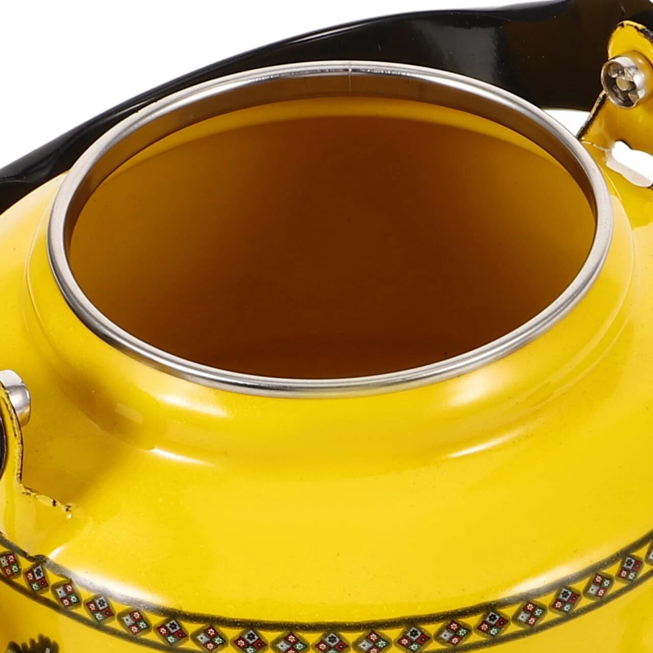 1.7L Retro Enamel Tea Kettle - 8.25" Stovetop Pot with Chinese Floral Design ... | eBay