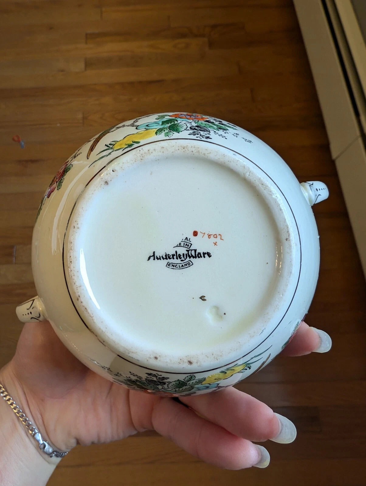 Vintage England Adderley Ware China - Enamel Oriental Tea Set - Teapot Sugar | eBay