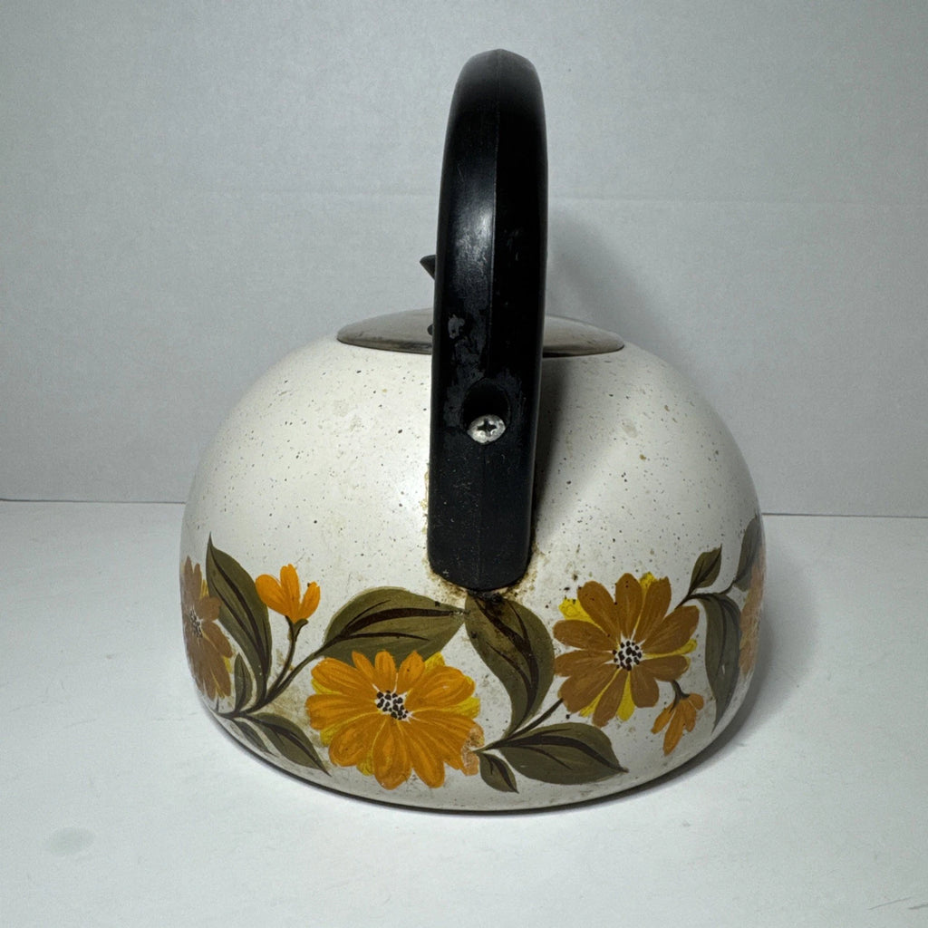 Vintage JPM Capri Enamel Tea Pot Kettle Made In Spain Retro MCM Cottage *Read* | eBay