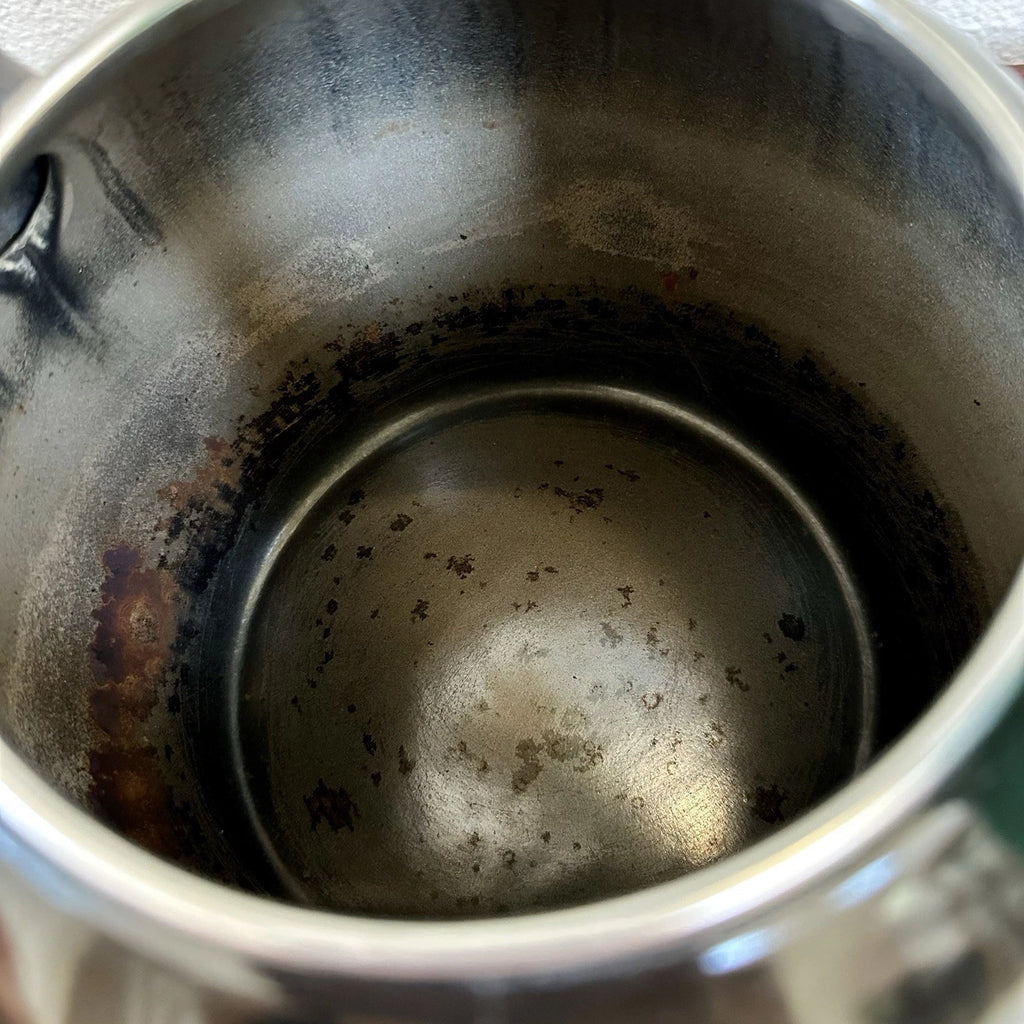 Vintage Ancona RARE Black Enamel Whistling Tea Kettle Tulip & Hummingbird 90s | eBay