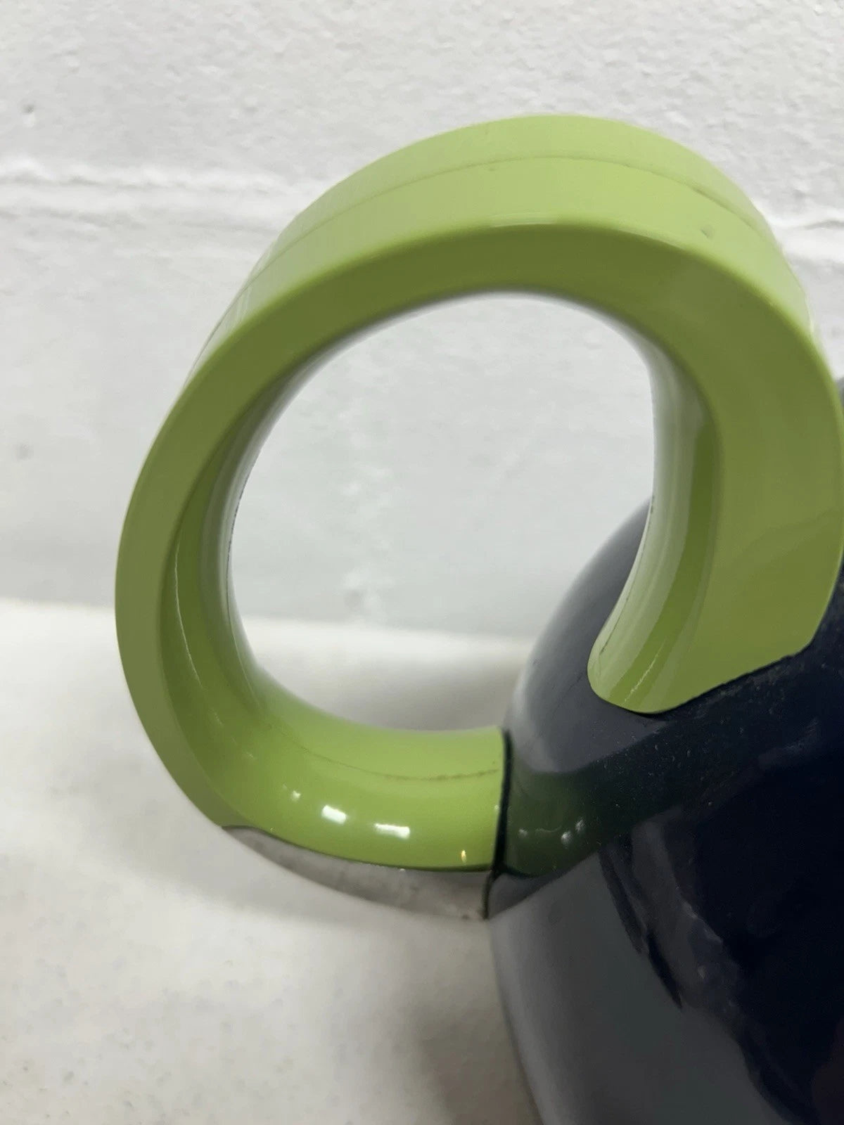 VTG Copco Eggplant Enamel  Tea Kettle,Teapot, Blue Green~Lid & Spout