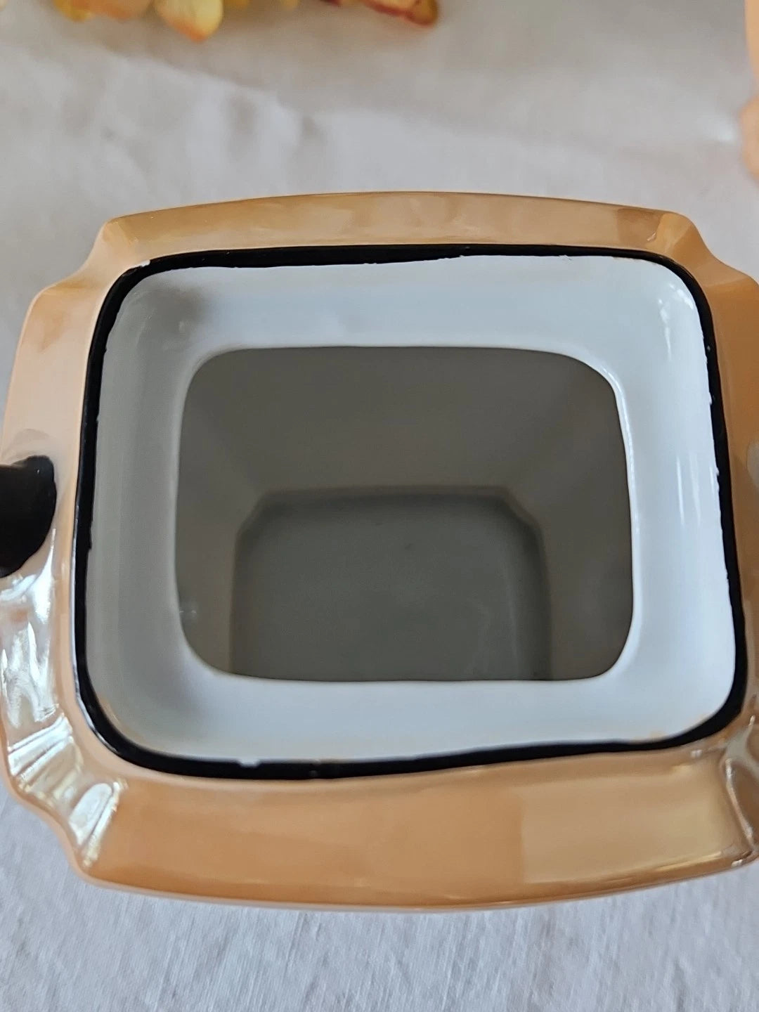 Vintage G E Germany Teapot Creamer Sugar Bowl Serving Set Lustreware READ