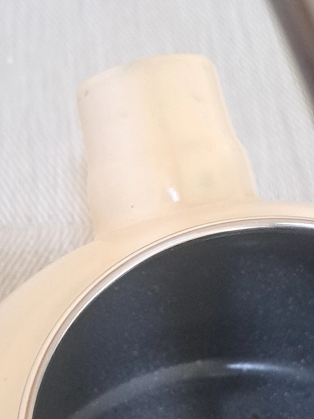 Vtg Pfaltzgraff Tea Rose Pink Floral Metal Enamel Tea Kettle Teapot