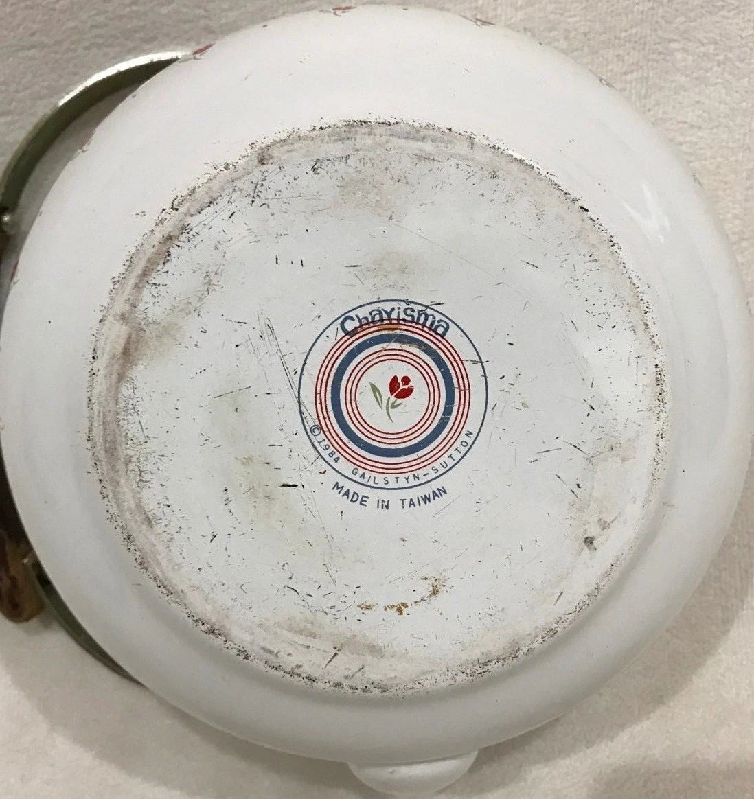 Vintage Porcelain Enamel Tea Pot Gailstyn-Sutton Jardine Collection 1984 Taiwan | eBay