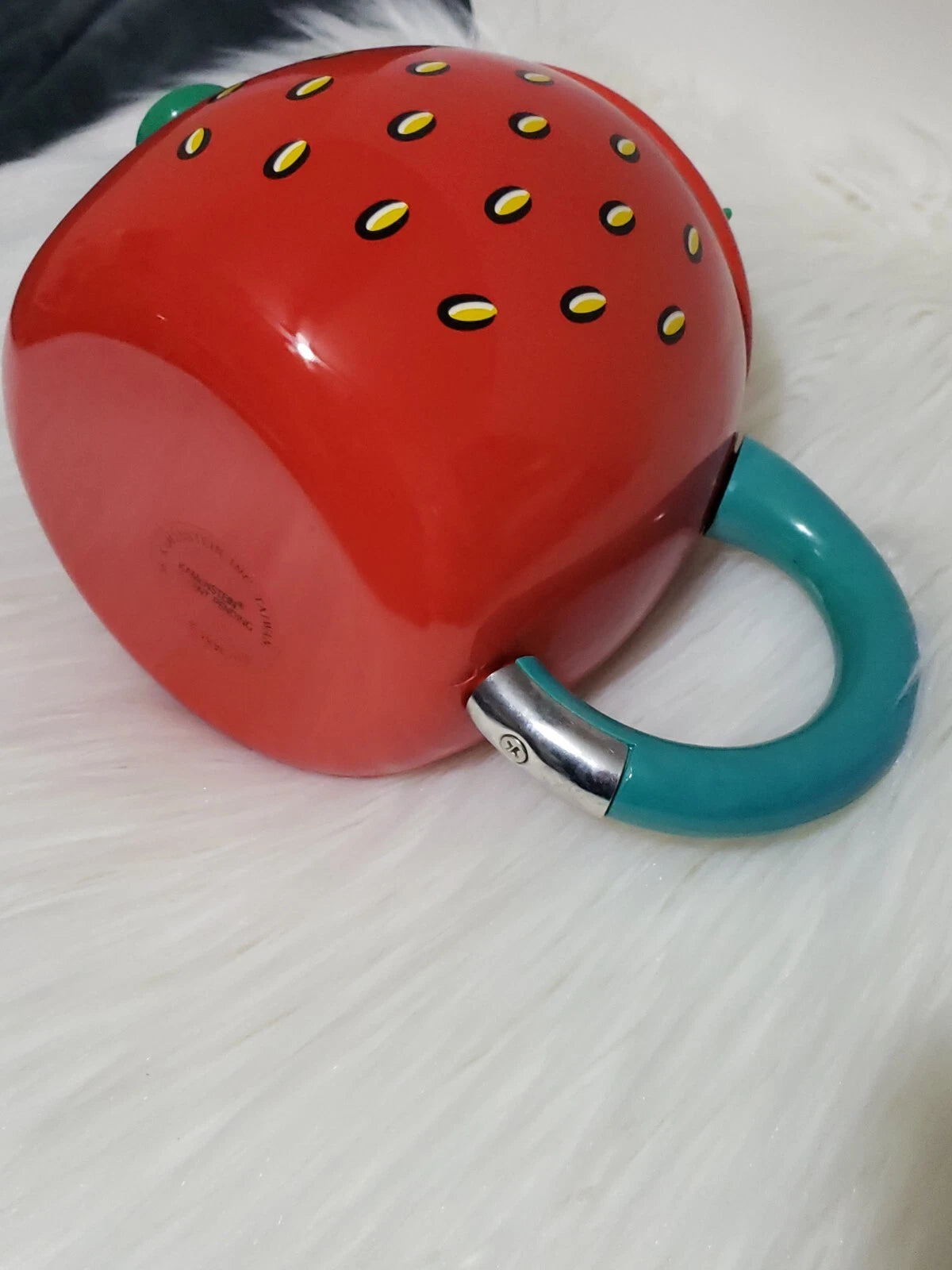 VINTAGE Kamenstein Enamel Strawberry Tea Kettle Teapot 1993 | eBay