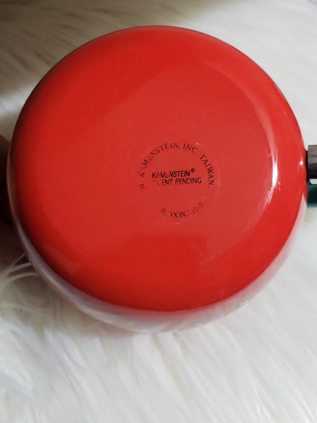 VINTAGE Kamenstein Enamel Strawberry Tea Kettle Teapot 1993 | eBay