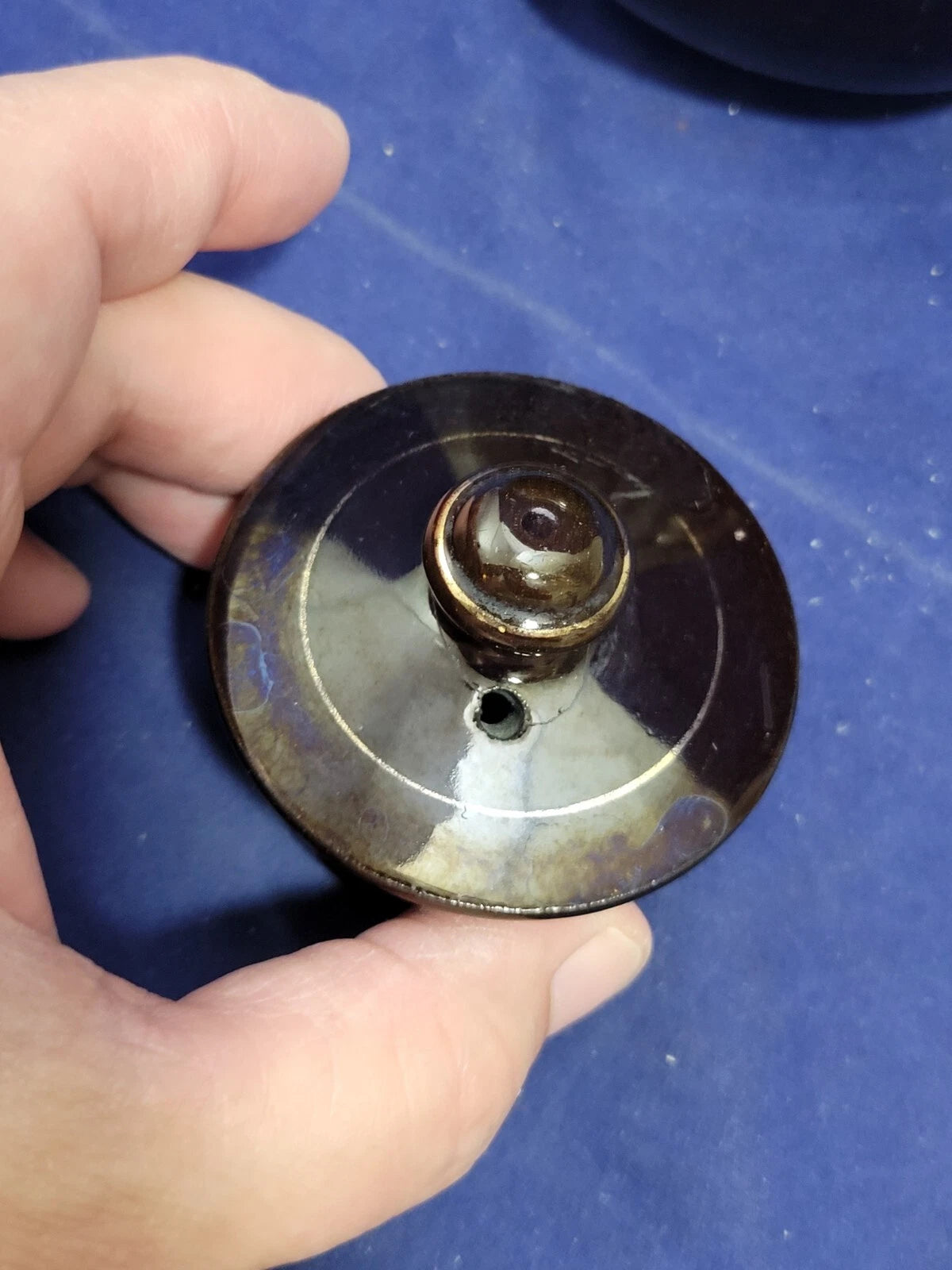 Vintage Gibson & Sons Advance Teapot w/ Lid Black Gold Enamel Burslem England | eBay