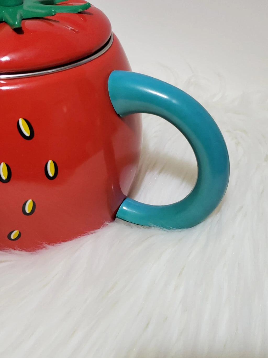 VINTAGE Kamenstein Enamel Strawberry Tea Kettle Teapot 1993 | eBay
