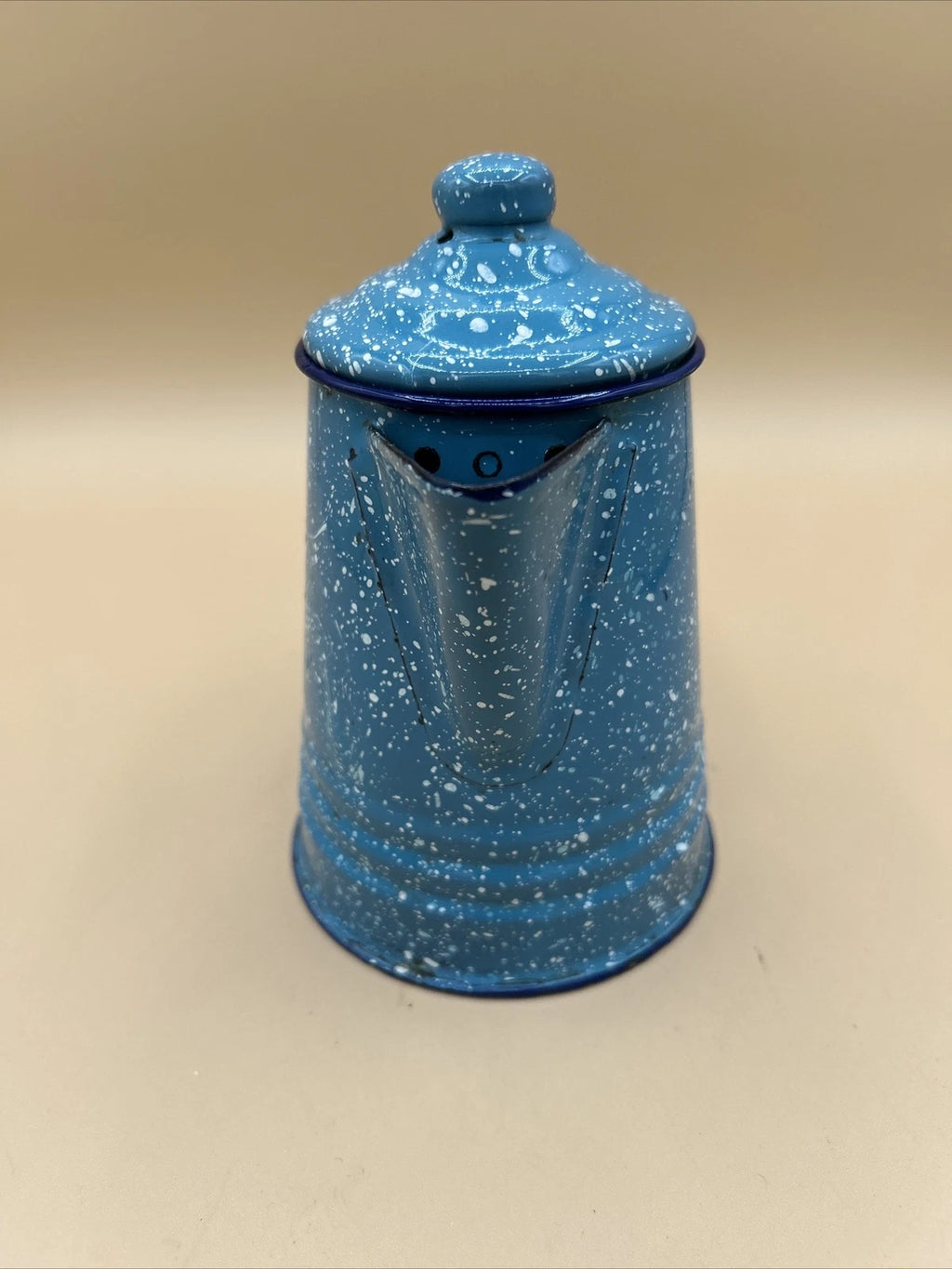 Vintage small teapot. Blue-white speckled. Enamel ware. Good Condition. | eBay