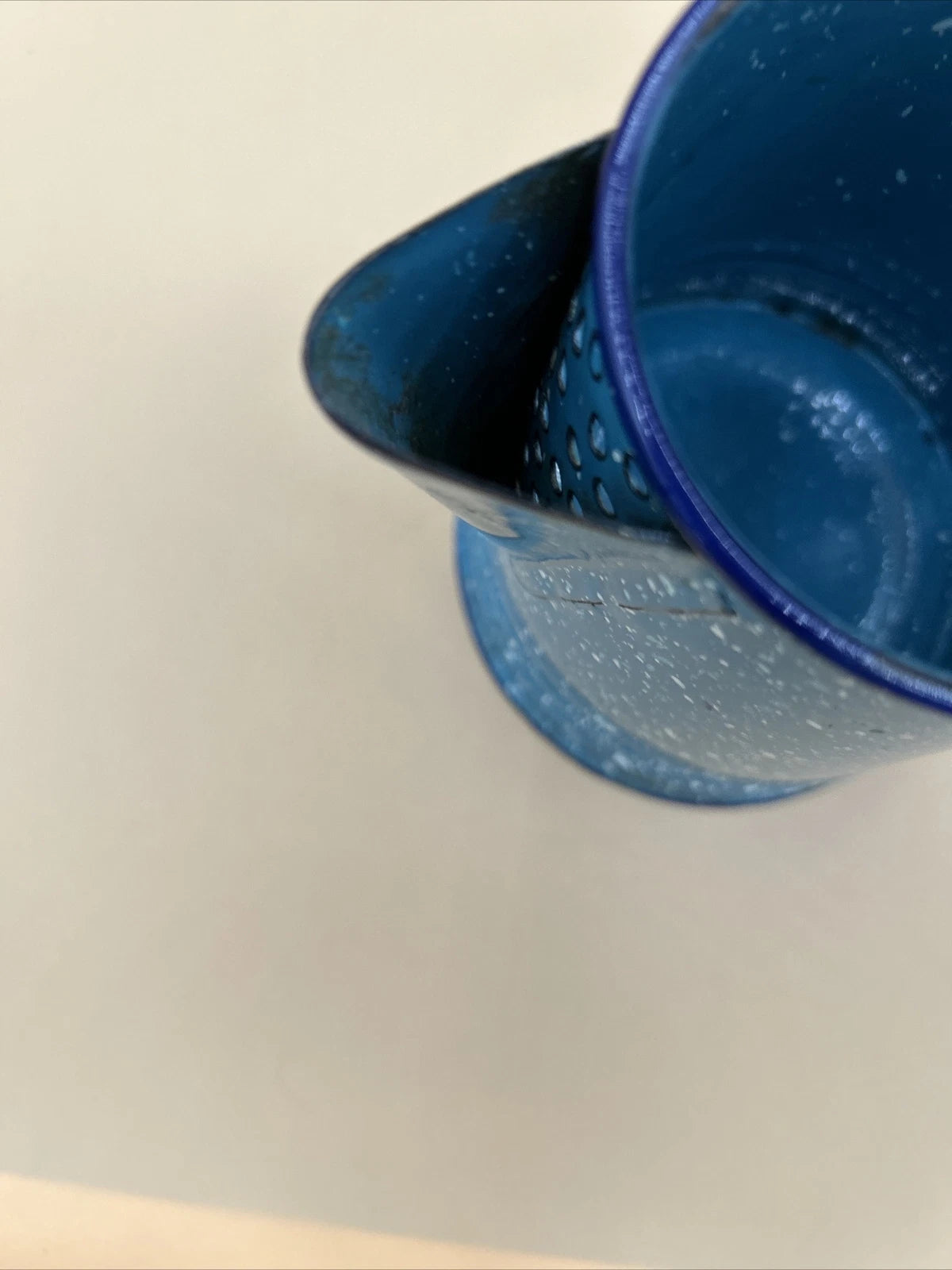 Vintage small teapot. Blue-white speckled. Enamel ware. Good Condition. | eBay