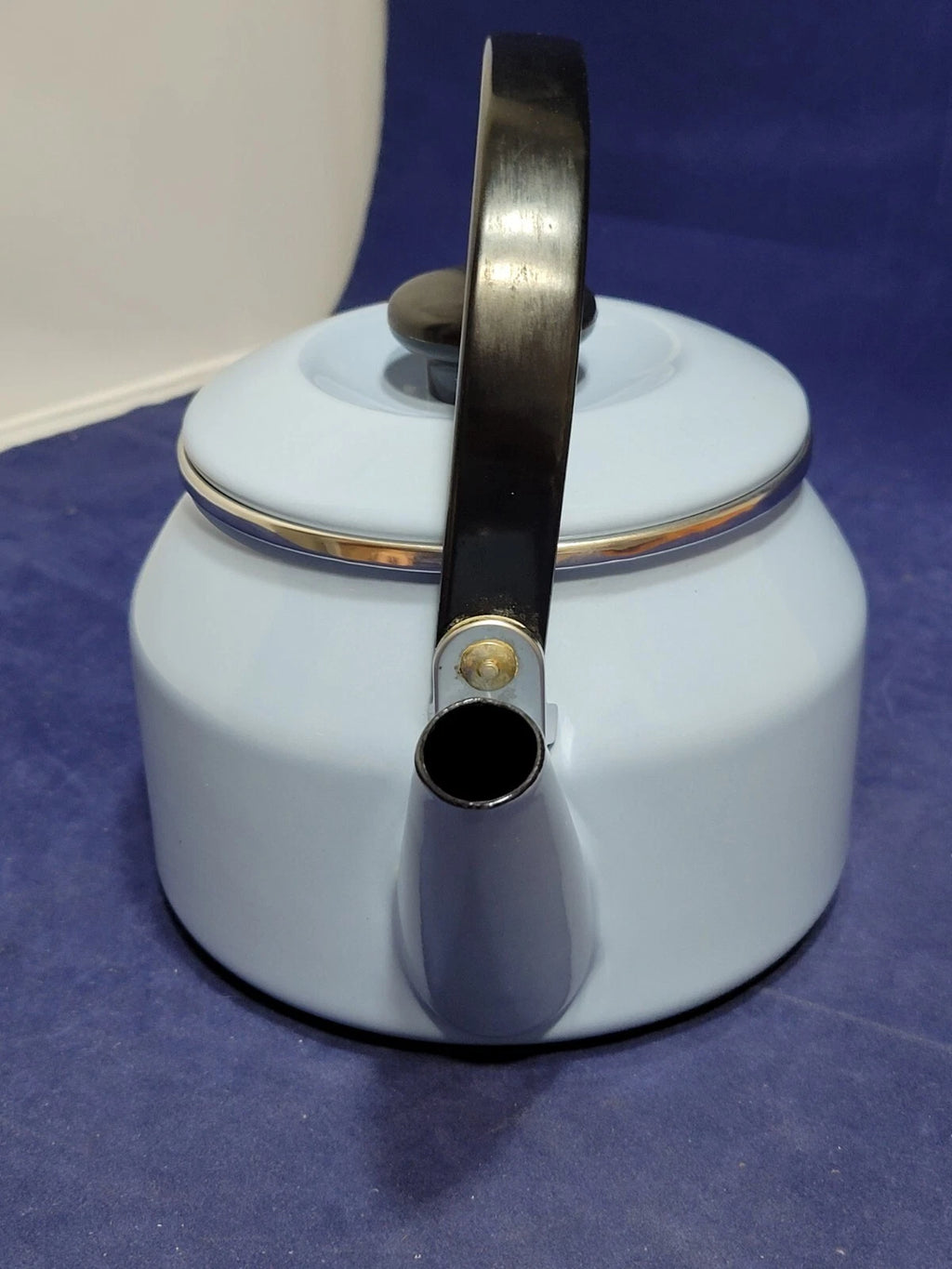 Vintage Siam Fuji Ware Light Blue Enamel Teapot | eBay