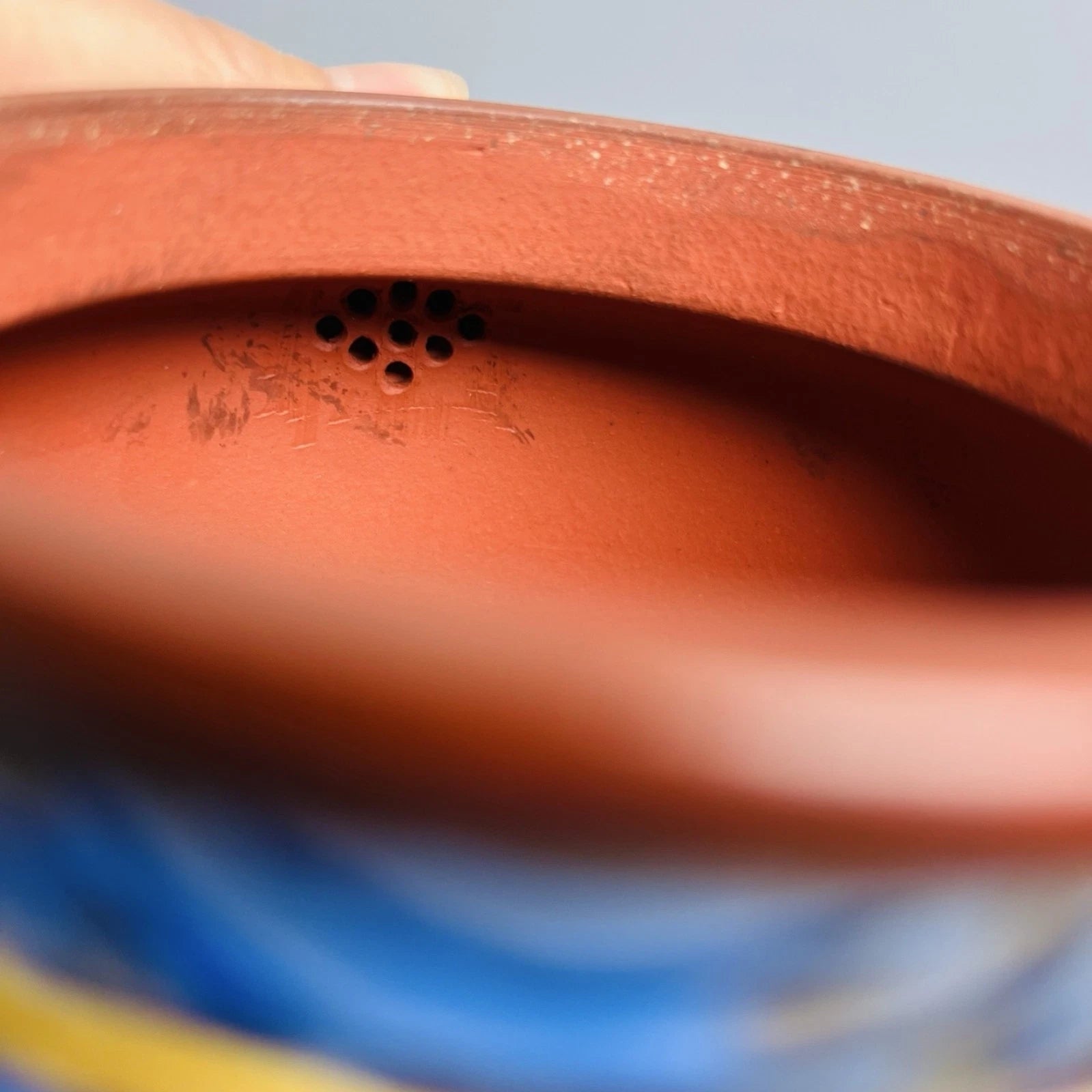 Yixing Zisha Teapot Fashion Decorative Purple Tea Strainer Enameled Enamel