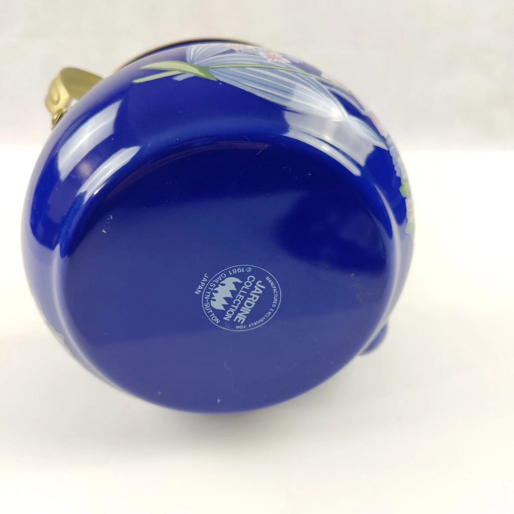 VGC Gailstyn-Sutton Jardine Collection Porcelain Enamel Tea Pot Kettle Blue 1985 | eBay