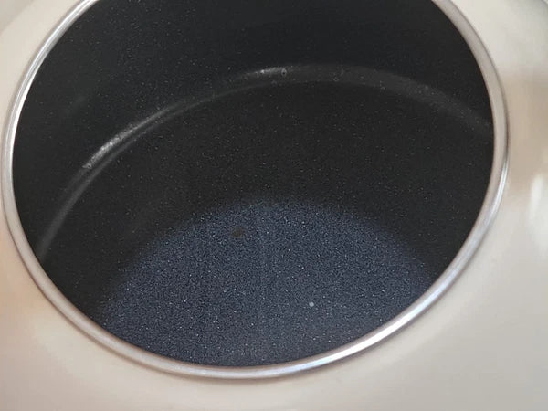 Vtg Pfaltzgraff Tea Rose Pink Floral Metal Enamel Tea Kettle Teapot