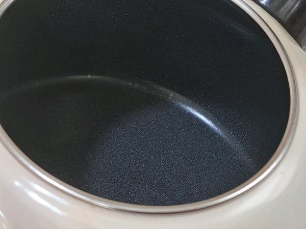 Vtg Pfaltzgraff Tea Rose Pink Floral Metal Enamel Tea Kettle Teapot