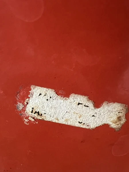 VTG Mid Century Japanese Enamel Ware Mini Teapot Kettle~Very Nice!