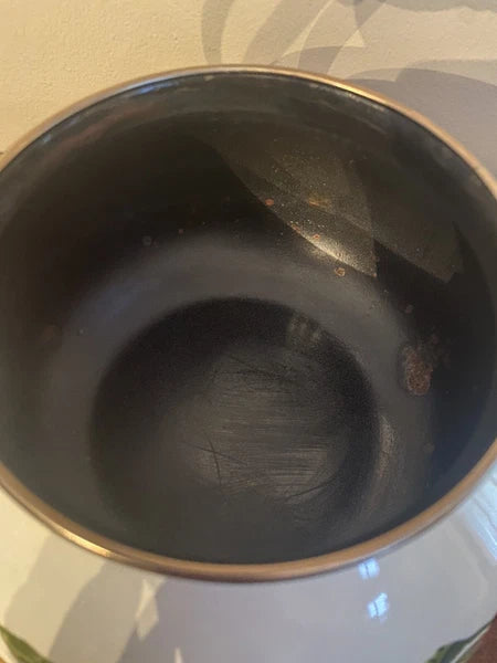 VINTAGE Teapot Kettle REGENCY ENAMEL WARE Stovetop Kitchen FRUIT