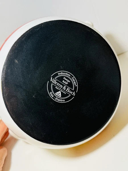 Vintage Villeroy & Boch Naif Enamel Tea Pot German Kettle Gérard Laplau Rare