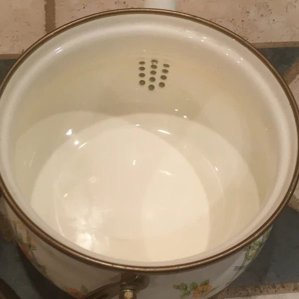 VINTAGE M. KAMENSTEIN ENAMEL TEAPOT 1983