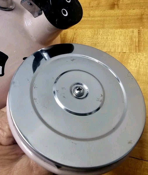 Vtg Kamenstein Pig Teapot Pink Enamel W/ TAIL Anamorphic Cute Whimsy Collectibl